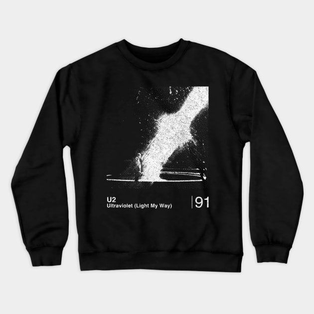 U2 / Minimalist Graphic Design Fan Artwork Crewneck Sweatshirt by saudade